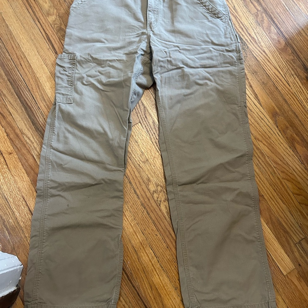 Vintage Carhartt Men's Khaki Cargo Pants